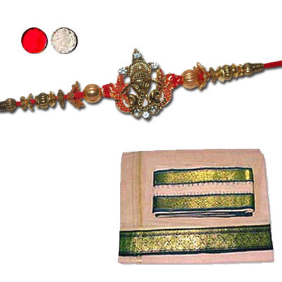 "Rakhi with Shirt - code RS10 - Click here to View more details about this Product